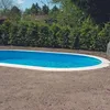 Image de Kit Piscine Enterrable - AQUALUX - Piscine Acier - Ovale - 525 x 320 cm - Hauteur 120cm avec échelle et système filtration