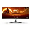 Image de Ecran PC Gamer Incurvé - AOC - 34 - UWQHD - 144Hz - Dalle VA - 4ms - CU34G2XE/BK