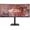 Image de Écran Incurvé Ultrawide Wqhd Va Lcd Noir 34" (86,4 Cm) Aoc