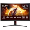 Image de Aoc G4 C32g4z Écran Plat De Pc 80 Cm (31.5") 1920 X 1080 Pixels Full Hd Lcd Noir, Rouge