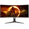 Image de Ecran PC Gamer - AOC - CU34G2X/BK - 34 VA Incurvé UWQHD 1ms 144Hz HDMI DisplayPort USB Pivot Réglable en hauteur Freesync