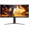 Image de Écran Pc Courbé Gaming Aoc Cu34g4z 34" Wqhd 240hz Hdr400 Noir Rouge