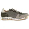 Image de BASKET PREMIATA 2814 en chamois nylon beige vert Homme