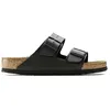 Image de BIRKENSTOCK Arizona SFB Sandales Birko-Flor T. 48 Noir   Confort et style pour vos journées décontractées.