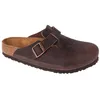 Image de Sandales Homme Birkenstock Boston en cuir huilé - Marron