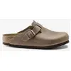 Image de Sabots Birkenstock Boston LEOI largeur étroite marron - 42