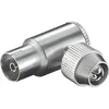 Image de fiche coaxial coude femelle pour antenne tv en  