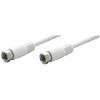 Image de Tecline 1.5m F-type Câble Coaxial 1,5 M Type F Blanc