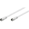 Image de Câble dantenne GOOBAY 10m - Blanc - Double blindage
