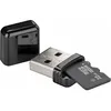 Image de Lecteur de carte - Goobay - USB 2.0 - Micro SD SDHC SDXC - Vitesse de lecture 480 Mbps - Noir