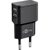 Image de Goobay 44951 Chargeur D'appareils Mobiles Téléphone Portable, Smartphone Noir Secteur Intérieure