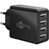 Image de Goobay Chargeur multiport USB-A 30 W - Noir