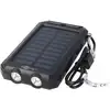Image de Powerbank Extérieur 8000mah Avec Panneau Solaire Et Fonction Lampe De Poche