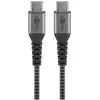 Image de Cable Textile Usb-c Goobay Avec Connecteurs Metalliques 49301