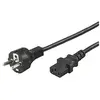 Image de Câble D'alimentation Pc Goobay 50098, 2 M, Noir, Type F Vers Iec C13