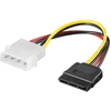 Image de Câble D'alimentation/adaptateur Secteur Goobay Pc, Fiche 5,25 Vers Sata - 4 Broc...