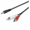 Image de Câble audio stéréo Rca mâle vers Jack 3.5mm stéréo - 15m