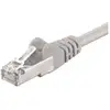 Image de Cable Reseau Goobay Cat5e 20,0 M Gris Sf/utp 2xrj45, Pvc, Cca