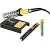 Image de Kit de soudure (fer à souder + support + soudure + pompe)