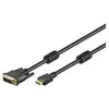 Image de Cable Goobay Dvi-d/hdmi, Hdmi Vers Dvi-d Plaque Or, 2 M