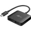 Image de Goobay Adaptateur USB-C vers 2 DisplayPort 1.4