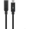 Image de Câble USB 3.1 - GOOBAY - Type-C - 1 mètre - Transferts rapides - Connecteurs mâle et femelle