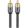 Image de GOOBAY Câble audio numérique RCA coaxial subwoofer nylon tressé 5m