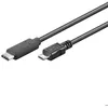 Image de Câble USB de type-C Goobay ICOC MUSB31-CMBM06 - Noir - 60cm - Triple blindage