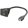 Image de Goobay 68784 Câble Hdmi 0,1 M Hdmi Type A (standard) 2 X Hdmi Type A (standard) Noir