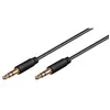 Image de Câble audio - GOOBAY - Jack 3.5 mm - 2m - Mono et stéréo - Connecteurs 3 points
