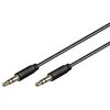Image de Câble Audio Jack 35mm - GOOBAY - Mâle Mâle - 05 m - Noir - Stéréo