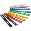 Image de Clip marqueur de câble - GOOBAY - Chiffre 0 9 - Jusquà Diam 6 mm - 10 x 10 Colorés