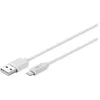 Image de Câble Lightning goobay pour Apple iPad-iPhone-iPod - 2m blanc