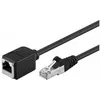 Image de Rallonge de câble réseau goobay - RJ-45 (M) pour RJ-45 (F) - 2 m - CAT 5e - moulé solide