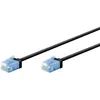 Image de GOOBAY Câble Ethernet Cat6a non blindé LSOH slim / ultra flexible - noir 15m
