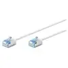 Image de Cat. Ultra-flexible Cable Patch Goobay Slim 6a, U/utp Blanc, 15 Metres, Broches Extra-courtes 74302