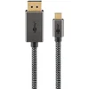 Image de Goobay Câble Textile USB-C / DisplayPort 1.2 (M/M) - 2 m