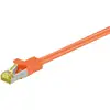 Image de Câble Patch Goobay Rj45 Cat 6a S/ftp (pimf), 500 Mhz Avec Câble Brut Cat 7, Oran...