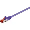 Image de Câble Patch Goobay Cat 6, S/ftp (pimf), Violet