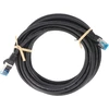 Image de Câble Patch Goobay Cat 6a, S/ftp (pimf), Noir