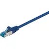 Image de Câble Patch Goobay Cat 6a, S/ftp (pimf), Bleu