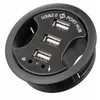 Image de Hub Usb 2.0 3 ports + prise casque et micro