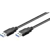 Image de Cable Usb(a) 3.0 Vers Usb(a) 3.0 Goobay 1,8 M Noir