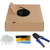 Image de Goobay Kit de câblage RJ45 catégorie 6 U/UTP 100 m (Noir)
