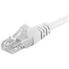 Image de Câble réseau Cat6 WENTRONIC 95257 - 0.25m - 2xRJ-45 - Blanc