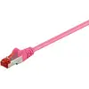 Image de Câble Patch Goobay Cat 6, S/ftp (pimf), Magenta