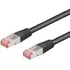 Image de Câble Réseau Goobay Cat 6 S/ftp 50 Cm Noir