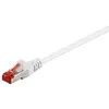 Image de Câble réseau CAT 6 WENTRONIC 95501 - 2m - Blanc - SFTP PiMF - Connecteur RJ-45 - Or