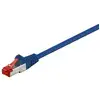 Image de Cable Reseau Goobay Cat6 3,0 M Bleu S/ftp 2xrj45, Pvc, Cca