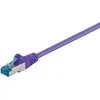 Image de Câble Patch Goobay Cat 6a, S/ftp (pimf), Violet